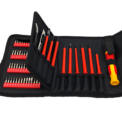 124 in 1 Insulated Screwdriver Set Professional Hand Tool Kit Home Repair Use