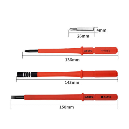 124 in 1 Insulated Screwdriver Set Professional Hand Tool Kit Home Repair Use