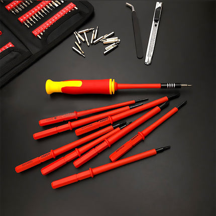 124 in 1 Insulated Screwdriver Set Professional Hand Tool Kit Home Repair Use