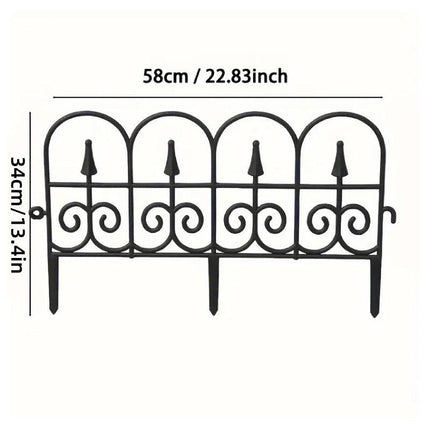 12pcs Outdoor Plastic Garden Fence Decorative Hedge Fence for Patio Landscaping
