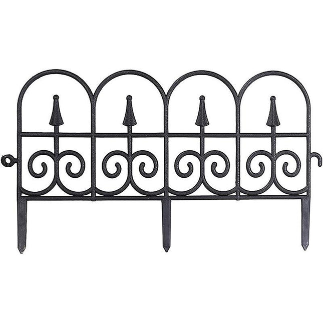 12pcs Outdoor Plastic Garden Fence Decorative Hedge Fence for Patio Landscaping