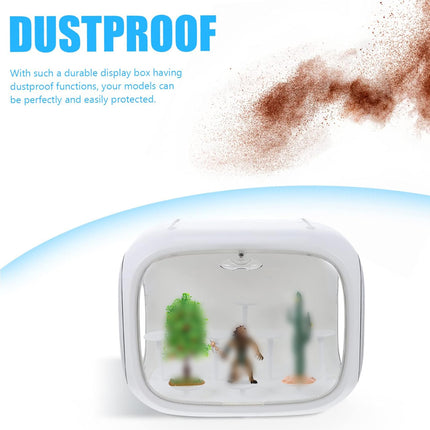 Doll Storage Box Display Rack Space Capsule For Doll Collection Organization