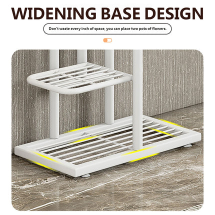 7 Tier Metal Plant Stand Indoor Outdoor Vertical Garden Shelf Rack