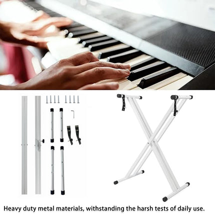 White Electronic Keyboard Stand Electronic Keyboard Stand for Home Studio
