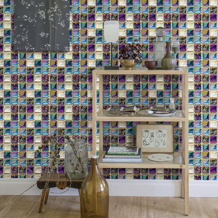 30PCS Waterproof Stainproof Wall Floor Tile Sticker Self Adhesive Renovation