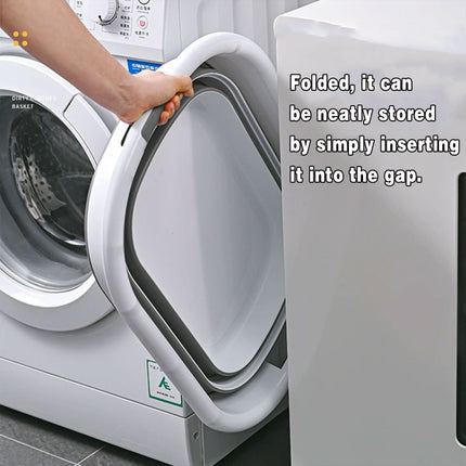 Foldable Laundry Basket Collapsible Washing Clothes Bin with Handles for Home