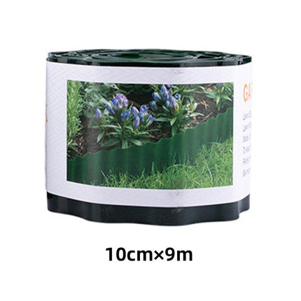 10cm Plastic Garden Fence Corrugated Lawn Edge Border Fence Hedge Panel Outdoor