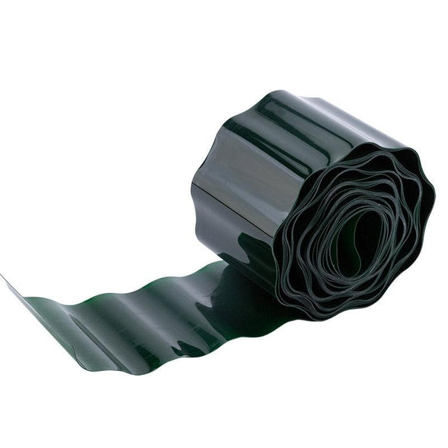 10cm Plastic Garden Fence Corrugated Lawn Edge Border Fence Hedge Panel Outdoor