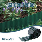 10cm Plastic Garden Fence Corrugated Lawn Edge Border Fence Hedge Panel Outdoor