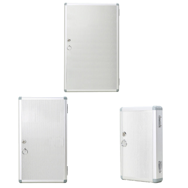 Aluminium Alloy Wall Mounted Key Cabinet Organiser Holder 24 48 96 Position