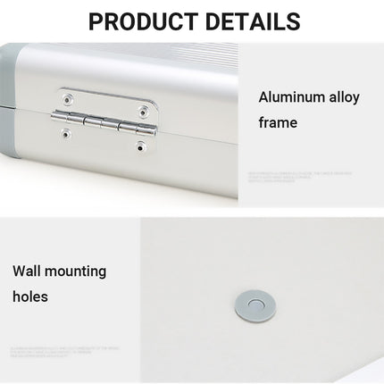 Aluminium Alloy Wall Mounted Key Cabinet Organiser Holder 24 48 96 Position