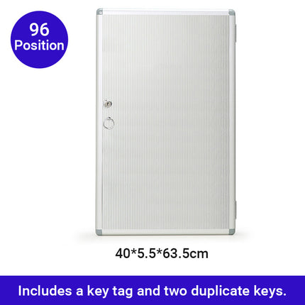 Aluminium Alloy Wall Mounted Key Cabinet Organiser Holder 24 48 96 Position