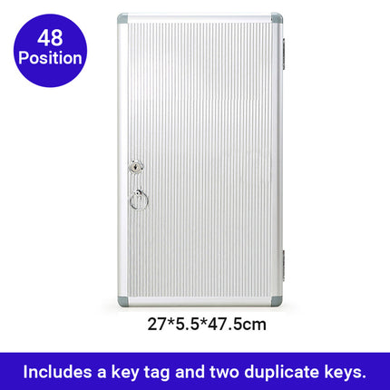Aluminium Alloy Wall Mounted Key Cabinet Organiser Holder 24 48 96 Position