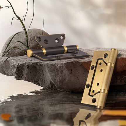 Copper Hinge 3.5mm Concealed Bearing Hinge Stealth Free Door Cabinet Hardware
