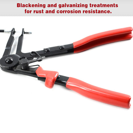 Plumbing Pliers Tool Set Adjustable Bendable Hose Clamp Throat Clip Removal Kit