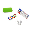 Portable Magnetic Home And Office Board Whiteboard 4 Sizes Marker Eraser Button - Aimall