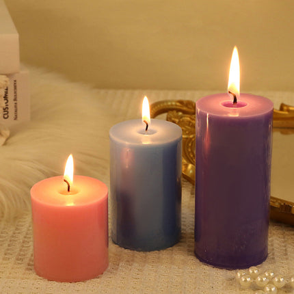 Classic Simple Cylindrical Scented Candles for Home Use Aromatherapy Decoration