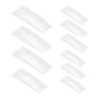 500 PCS Fake French Nail Tips White Clear Stiletto False Gel Pointy Art Acrylic - Aimall