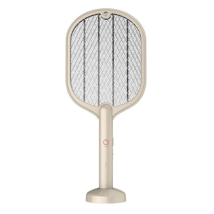 2 In 1 Electric USB Rechargable Racket Fly Swatter Mosquito Insect Killer Zapper - Aimall