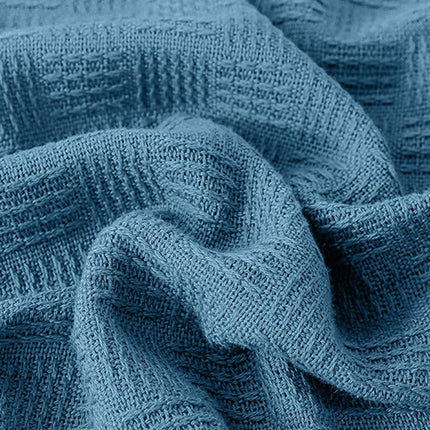 Knitted Blanket Warm Sofa Throw Soft Cozy Blanket Comfortable Home Decor Piece