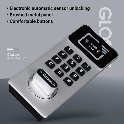 Wall Mount Key Cabinet With Keypad and RFID Access 24 or 48 Key Storage Box