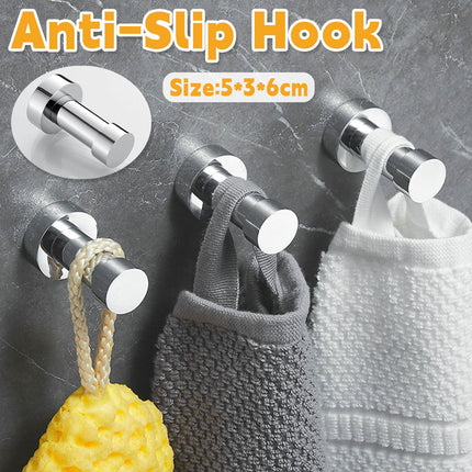 Wall Mounted Coat Hook Single Hook Metal Coat Rack Clothes Key Holder Bathroom