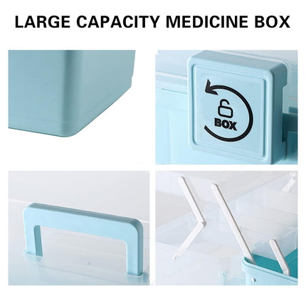 Medicine Box Household Portable Multi layer Storage Box Medicine Box Storage