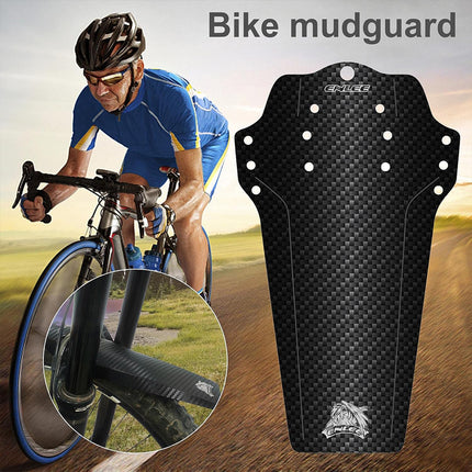 Mountain Bike Mudguard PP5 Carbon Weave Front Rear Wheel 15.6 x 27.2cm