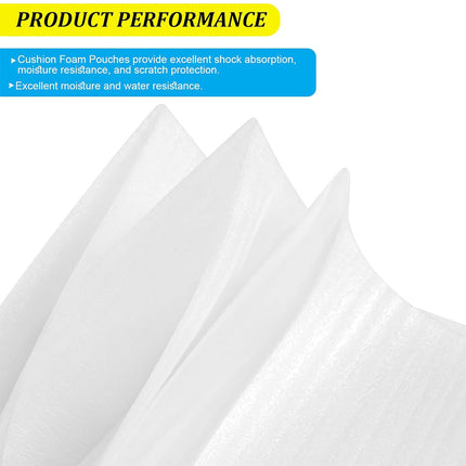 100pcs Pearl Cotton Foam Bag Shockproof Packaging for Fragile Items Protection