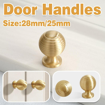 Round Ball Cabinet Handle Single Hole Modern Pull for Drawer Wardrobe Cupboard