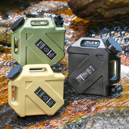 10L Portable Water Container with Tap for Car Camping Hiking Picnic Travel