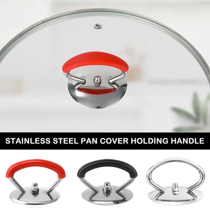 Universal Ring Pot Lid Handle Stainless Steel High Temp Resistant Kitchen