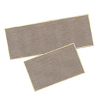2PCS Absorbent Kitchen Floor Mat Non Slip Foldable Linen Rug with Rubber Backing