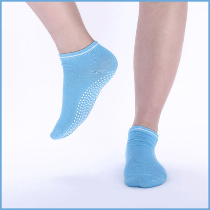 3 Pairs Ladies Women Sports Cotton Rich Pilates Yoga Non-Slip Grip Socks