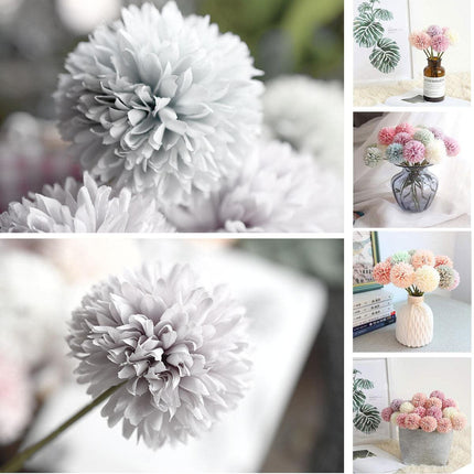 10PCS Artificial Dandelion Flowers Home Decor Wedding Party Plastic Floral