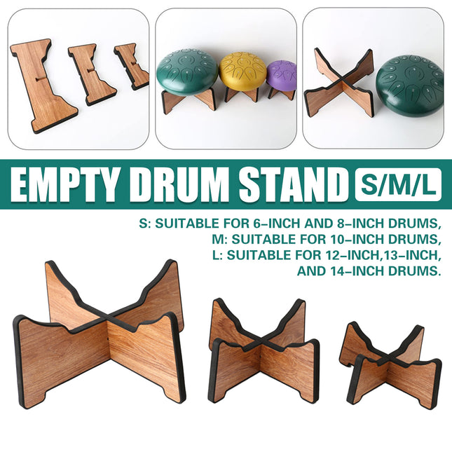 Empty Drum Stand Sturdy Non Slip Base For Home Stage Practice Performance