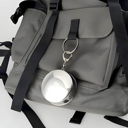 Portable Stainless Steel Folding Travel Cup Mini Retractable Outdoor Wine Glass