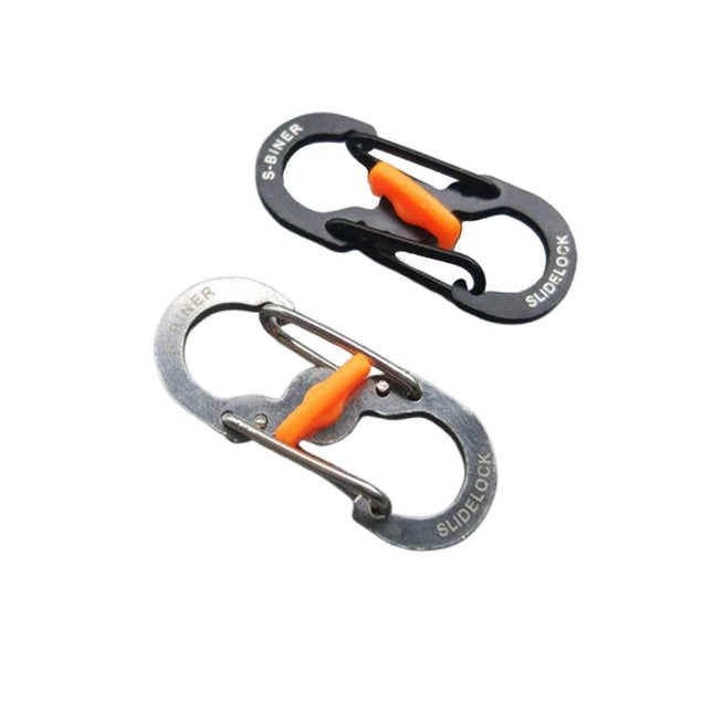 Aluminum S-biner Carabiner Keychain Clip Key Ring Snap Spring Hook Camping