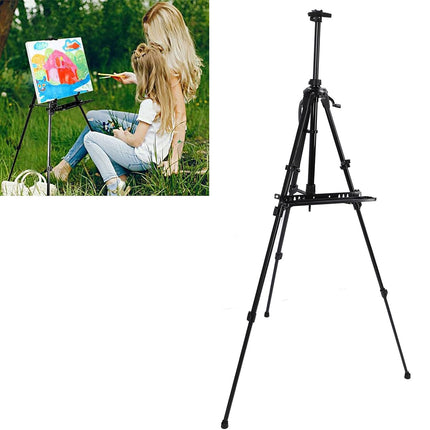 Art Painting Display Artist Easel Stand Portable Metal Adjustable Easels Triangle