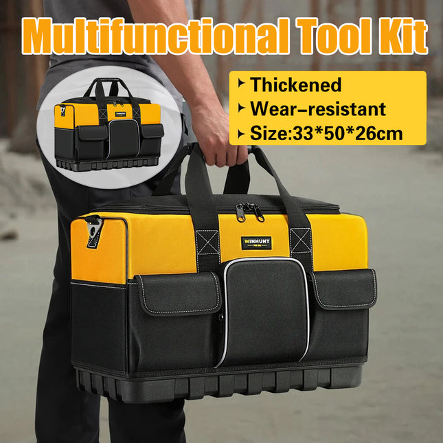 Multi-Function Handheld Tool Bag Large Capacity Portable Work Tool Organiser
