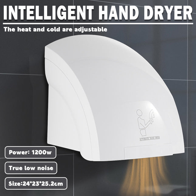 Hand Dryer Compact Smart Dryer Mini Electric Household Wall Mounted Fast Drying