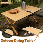 Foldable Camping Table Portable Outdoor Picnic Dining Table X Leg 90×59cm