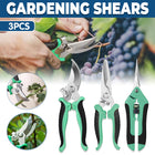 3PCS Stainless Steel Garden Shears Set Multi Function for Pruning Trimming Plants
