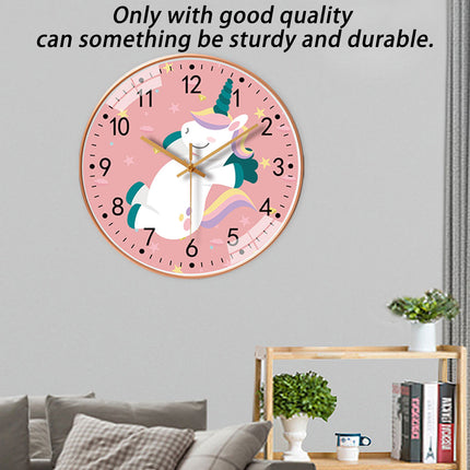 Wall Clock 8 Inch 20CM Silent Quartz Round Clock For Living Room Bedroom Decor