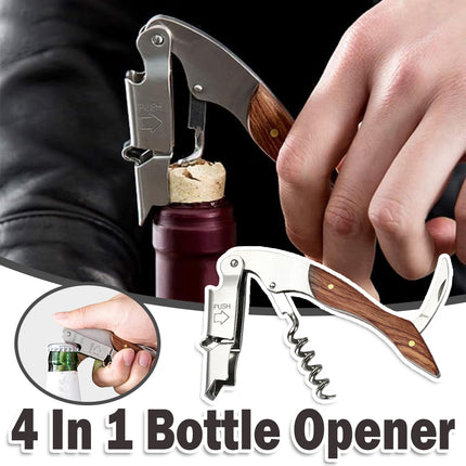 Multi Functional Wine Opener 4 In 1 Bottle Corkscrew Opener Wine Bar Tool Kit