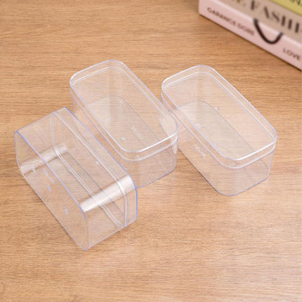 20pcs Transparent Biscuit Box Plastic Cake Box Pastry Dessert Storage Container