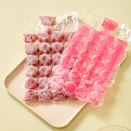 Disposable Ice Pack Bag 100PCS Water Injection Ice Cube Mold Tear Ice Grid