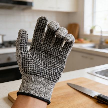 2Pairs Cut-Resistant Gloves Anti-Slip Abrasion Resistant Garden Woodworking