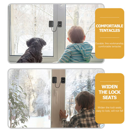 2 PCS Refrigerator Lock Fridge Cabinet Child Safety Childproof Window Door Locks