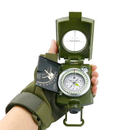 Outdoor High Precision Multi Function Compass Luminous for Hiking Camping Travel